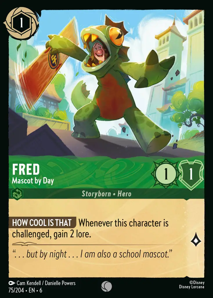 Fred — Mascot by Day