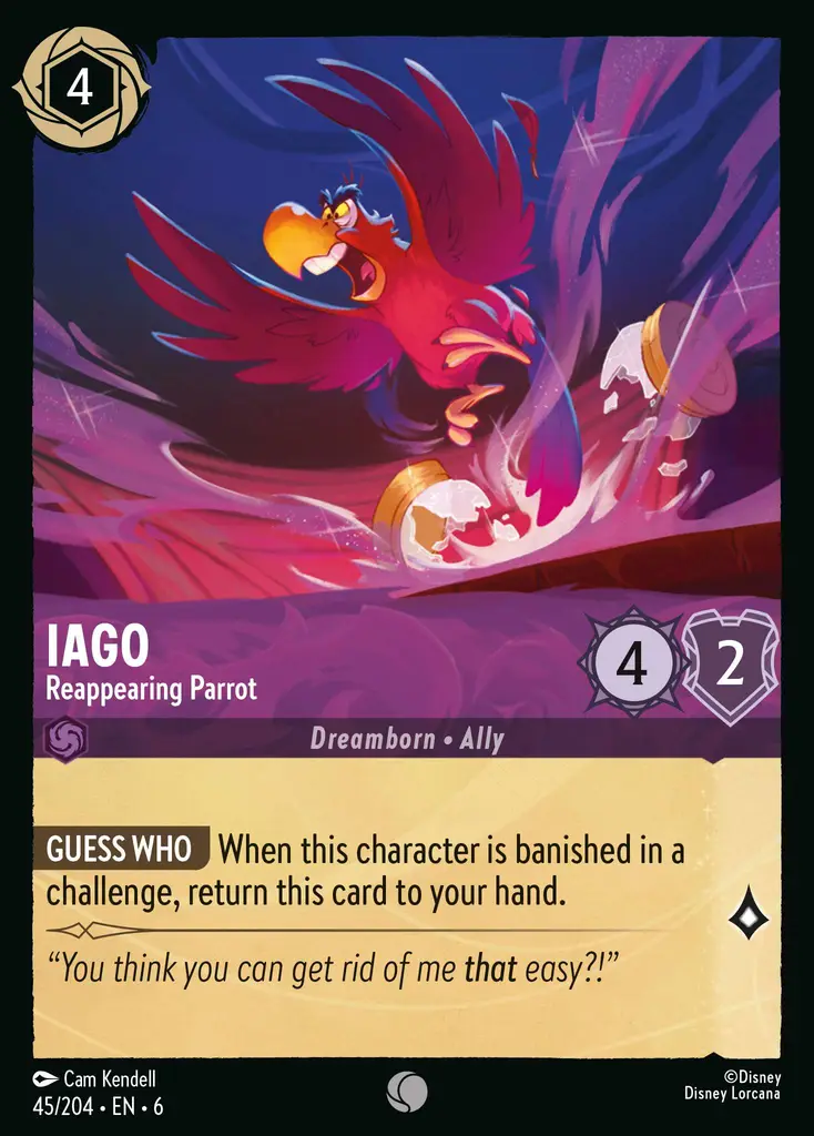 Iago — Reappearing Parrot