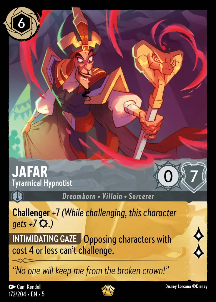 Jafar — Tyrannical Hypnotist