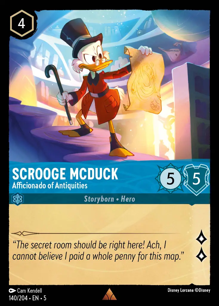 Scrooge McDuck — Afficionado of Antiquities